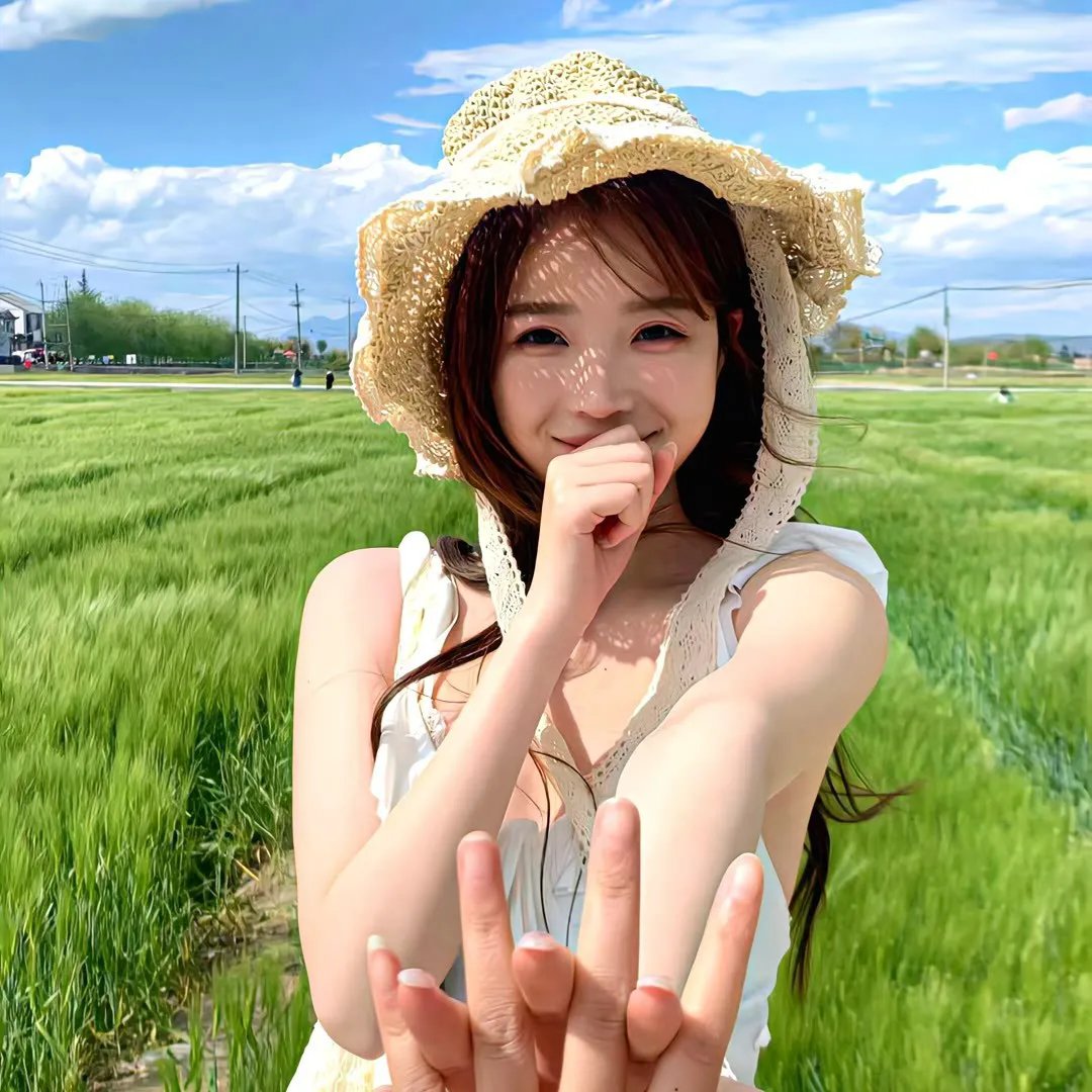 公园里的女孩